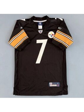 Ben Roethlisberger Pittsburgh Steelers Reebok Youth Black Football Jersey